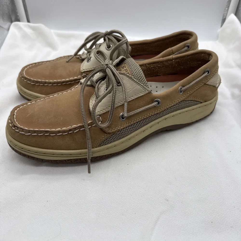 Sperry Men's Billfish 3-eye Boat Shoe Leather Lace Up Men's Size 9.5M